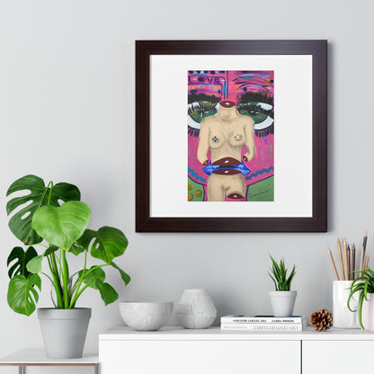 "Play me like a Fool" Framed Horizontal Poster