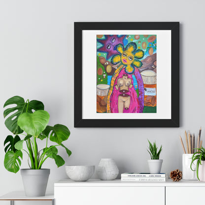 "The World of Avoidance" Framed Horizontal Poster