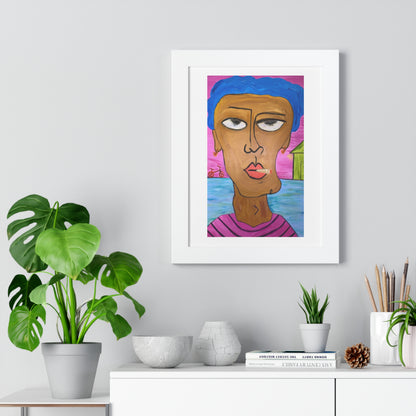 "Bean" Framed Vertical Poster