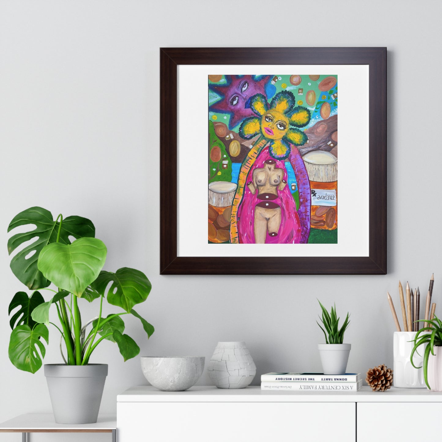 "The World of Avoidance" Framed Horizontal Poster