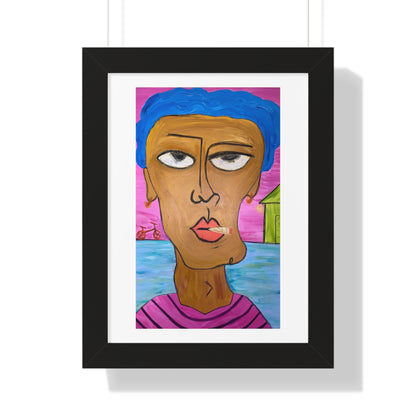 "Bean" Framed Vertical Poster