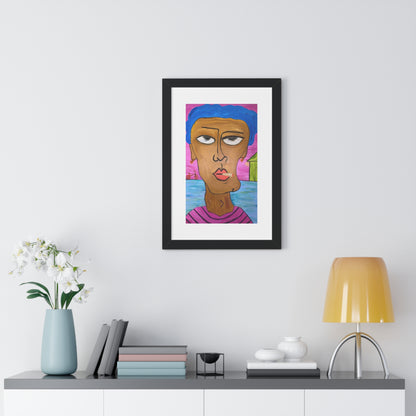 "Bean" Framed Vertical Poster