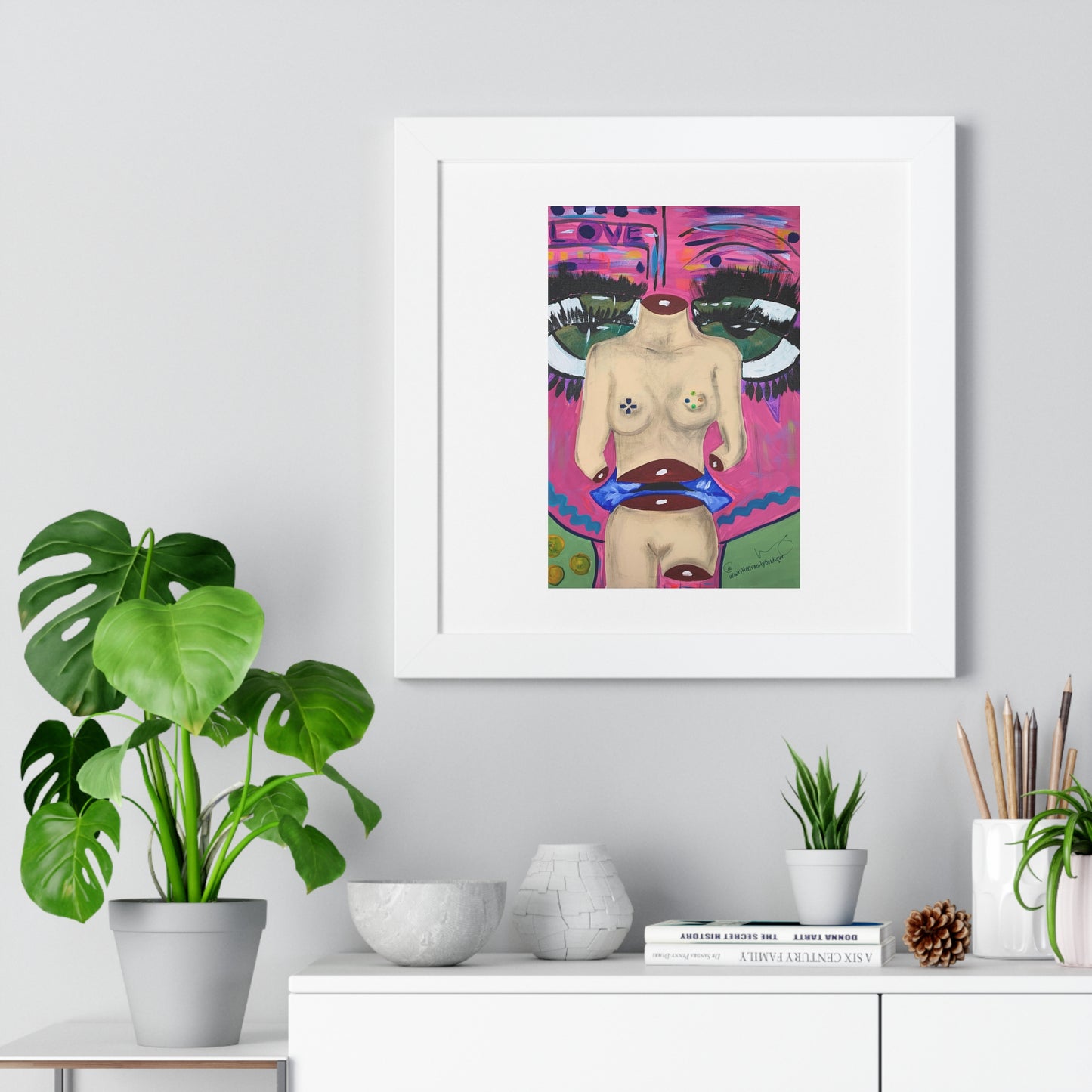 "Play me like a Fool" Framed Horizontal Poster