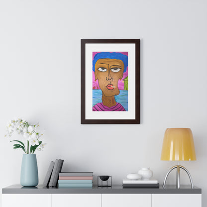 "Bean" Framed Vertical Poster